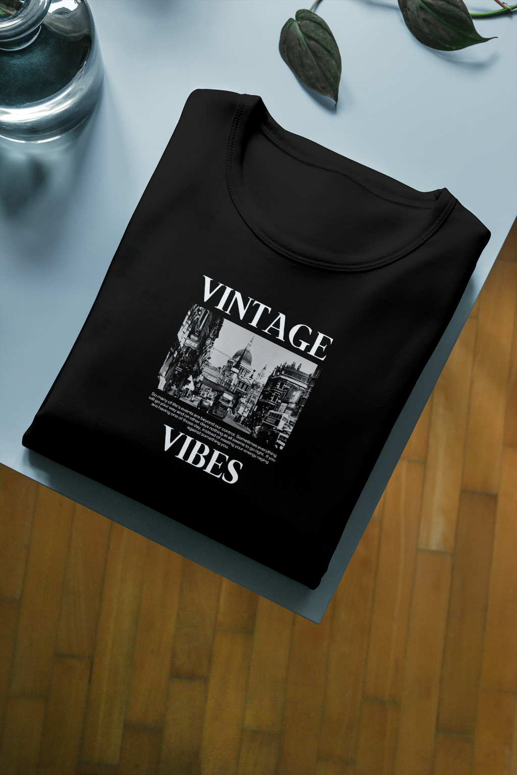 Vintage Vibes Half Sleeve T-Shirt