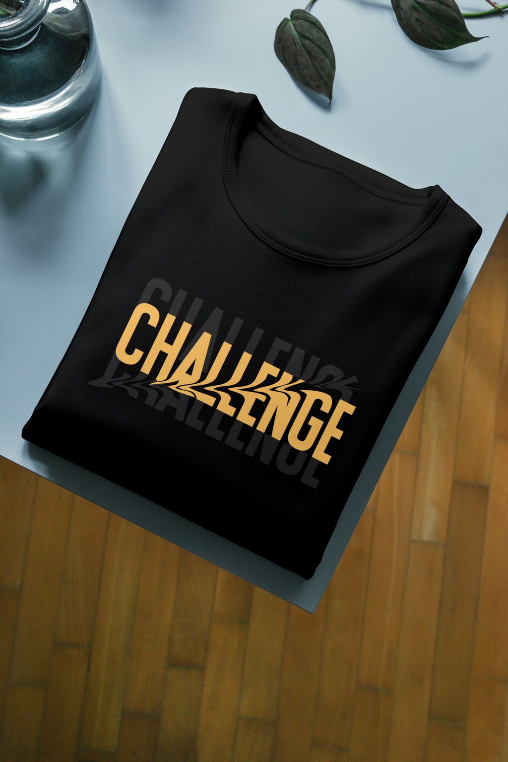 Challenge Typography Half Sleeve Tshirt