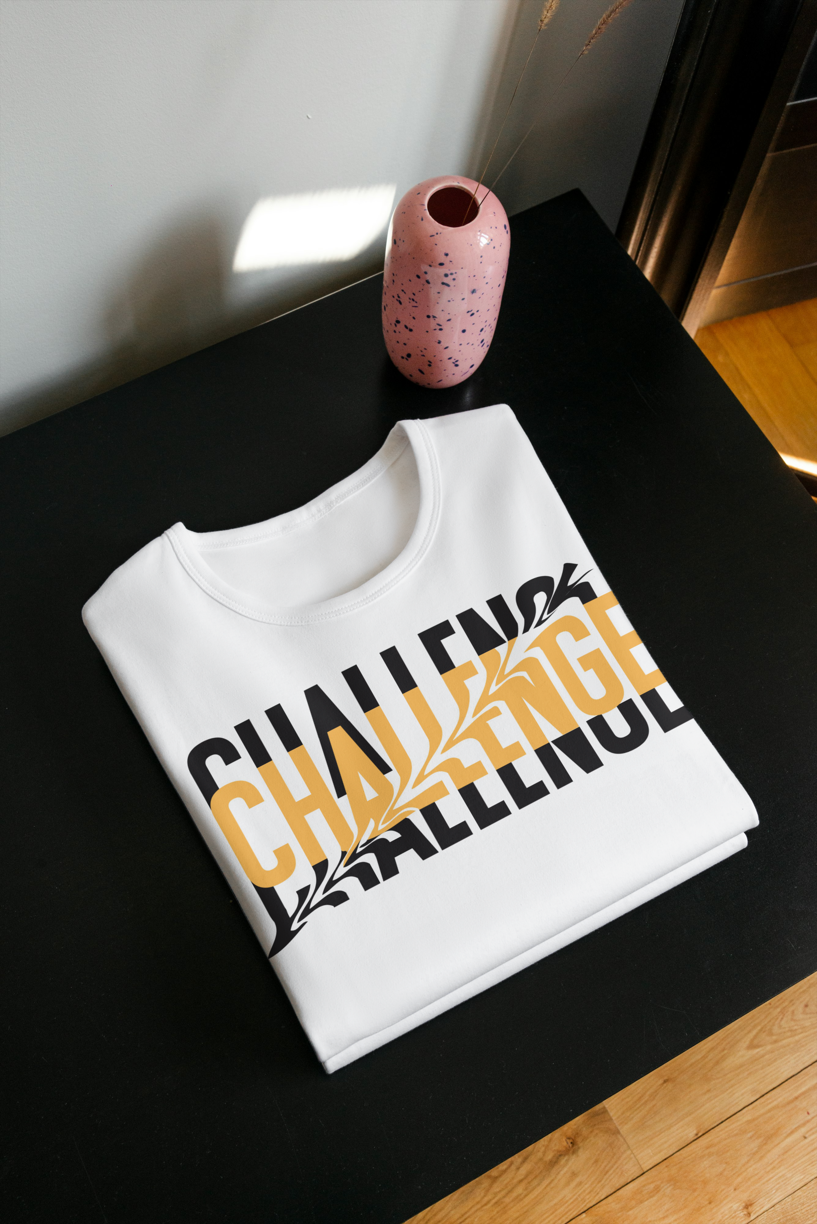 Challenge Typography Half Sleeve Tshirt