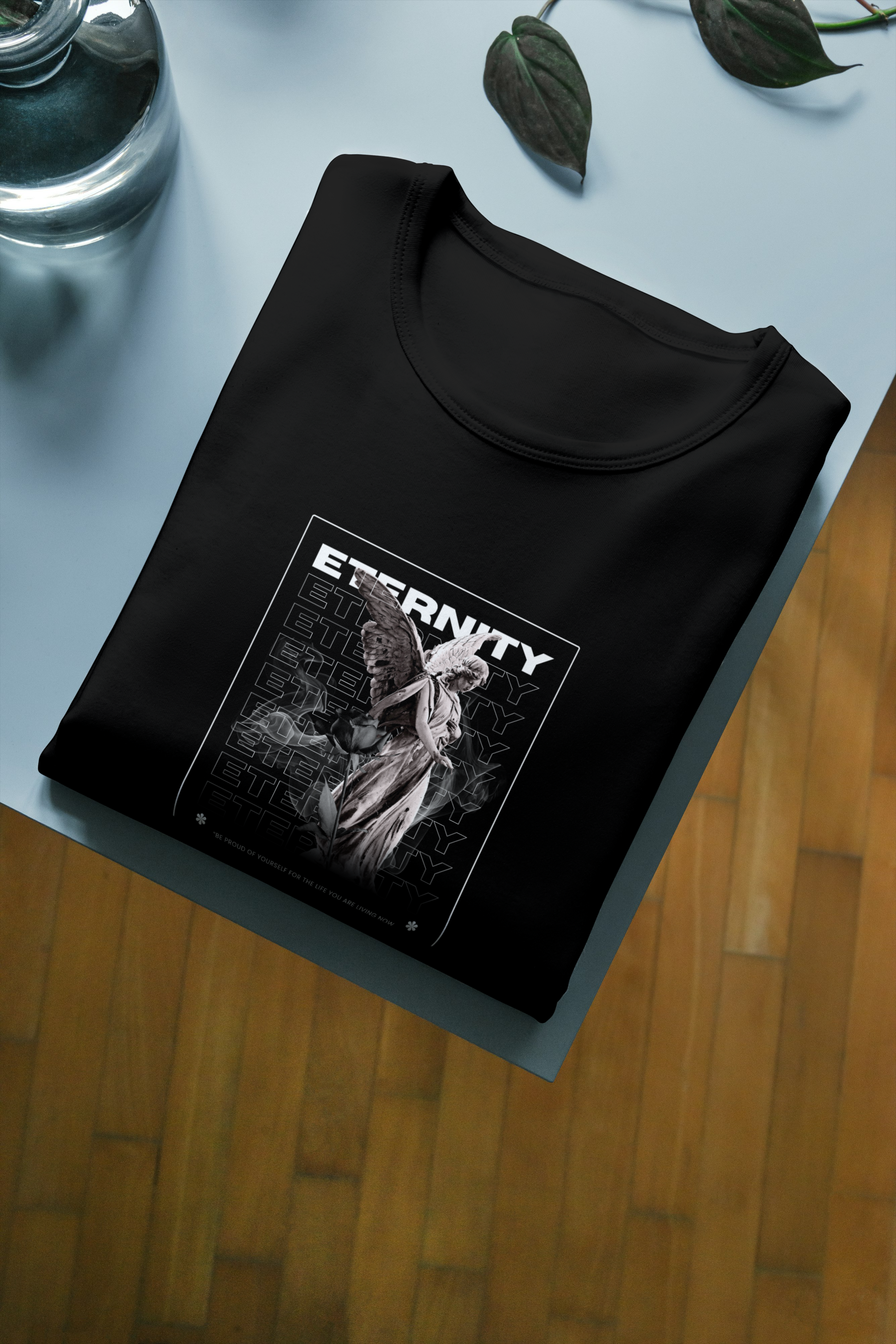 Eternity Print alf Sleeve T-Shirt