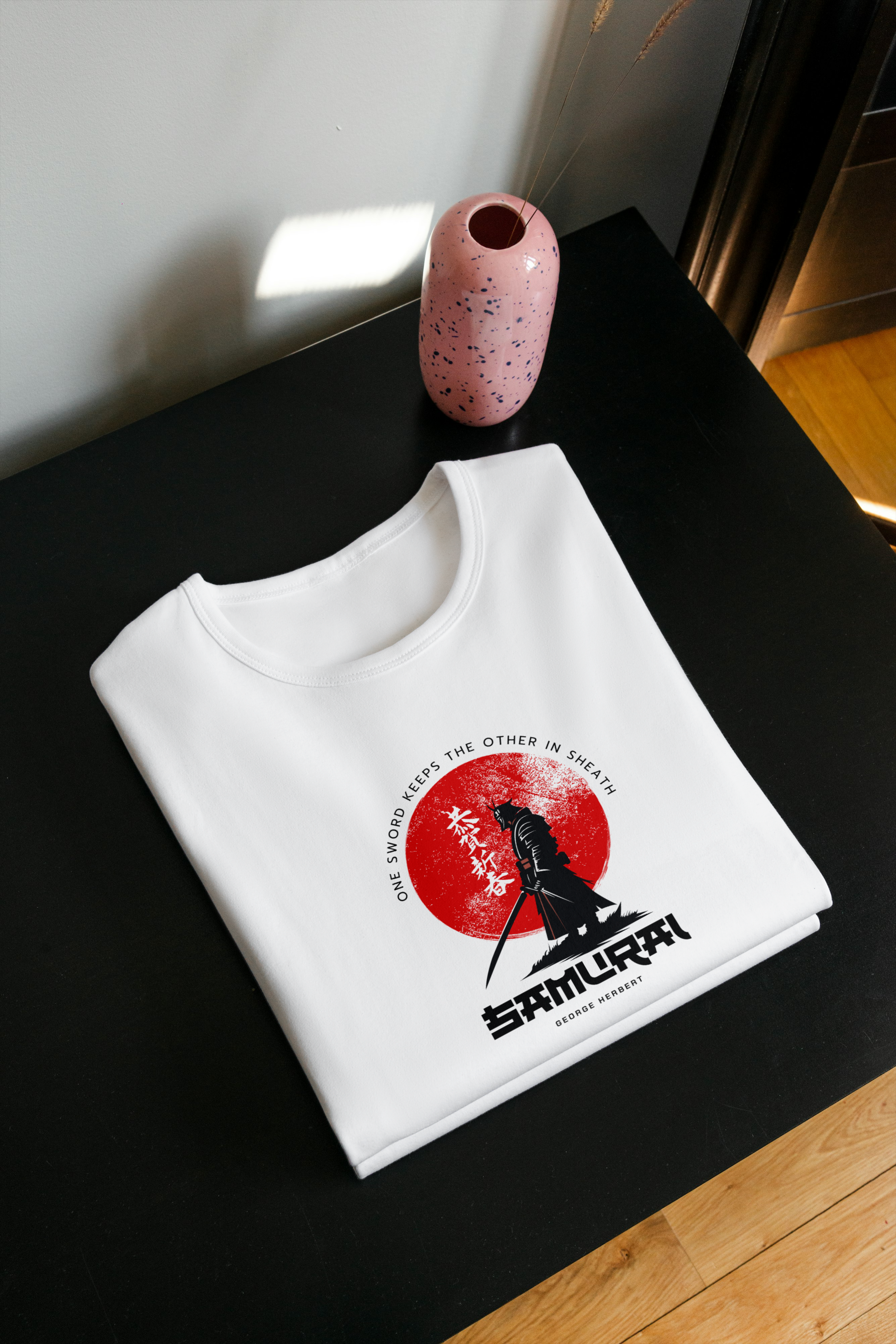 Samurai Half Sleeve T-Shirt